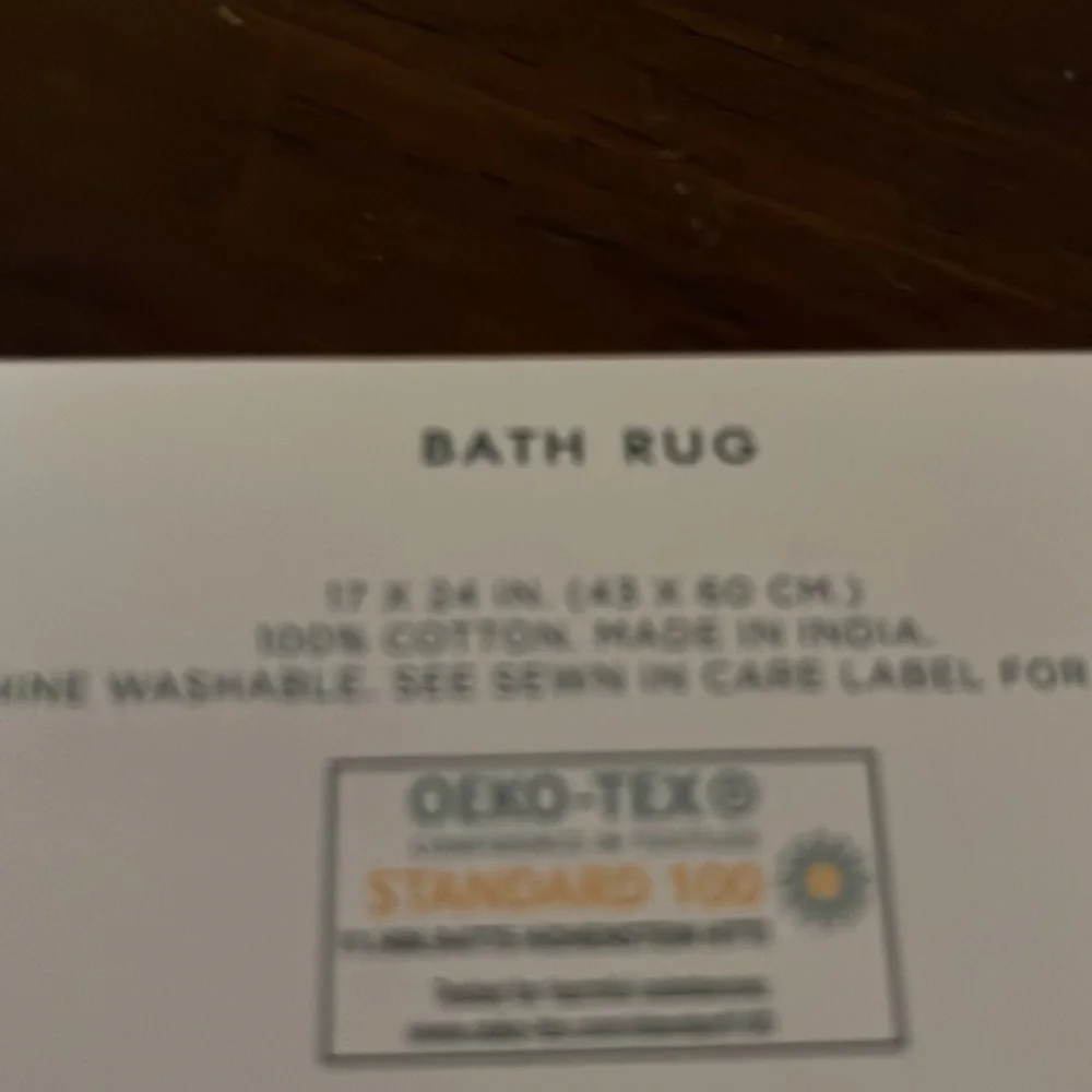 Kate Spade  bath mat size 17 X 24 inches NEW !Firm Price!